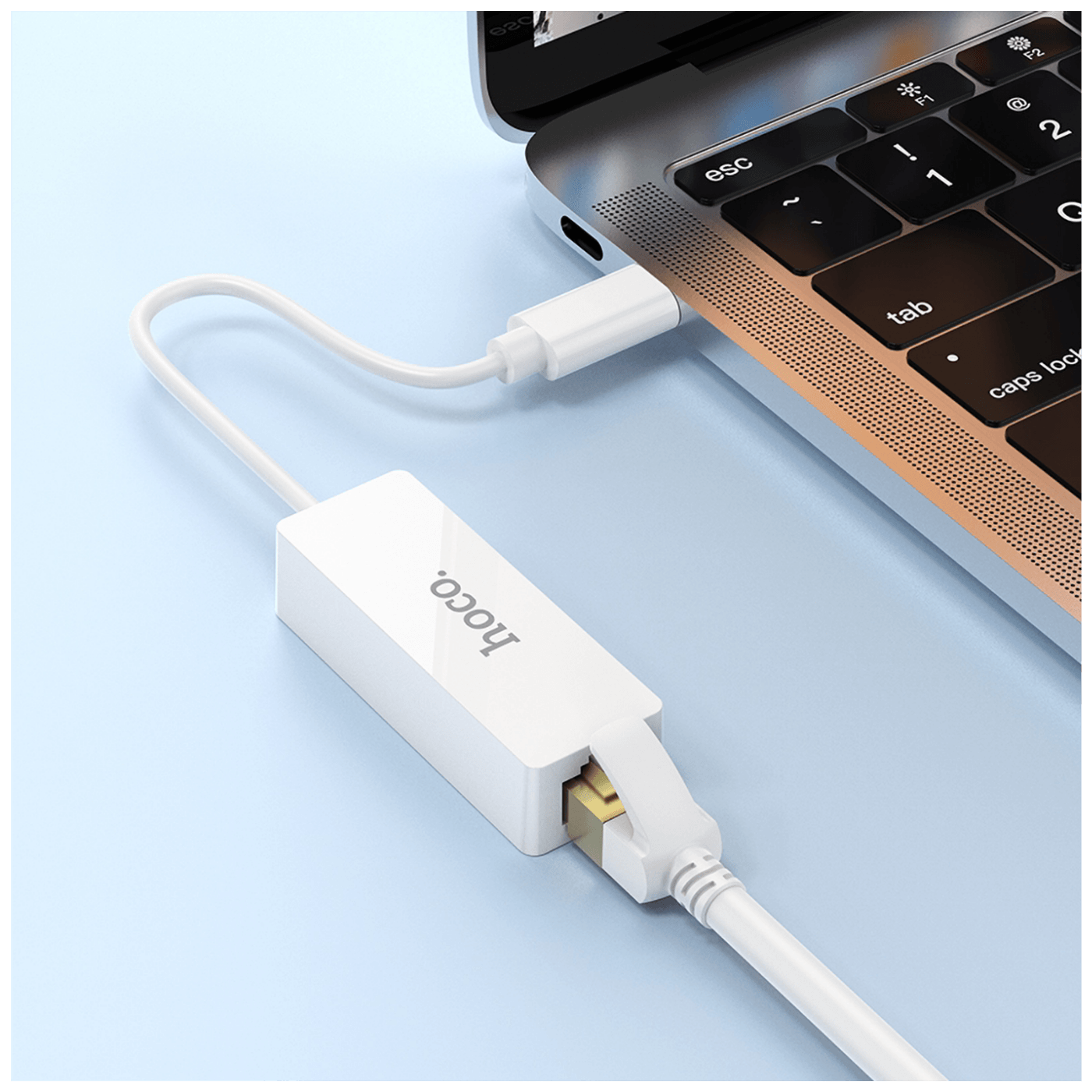 hoco. Adapter USB type C na LAN - UA22 type C-4