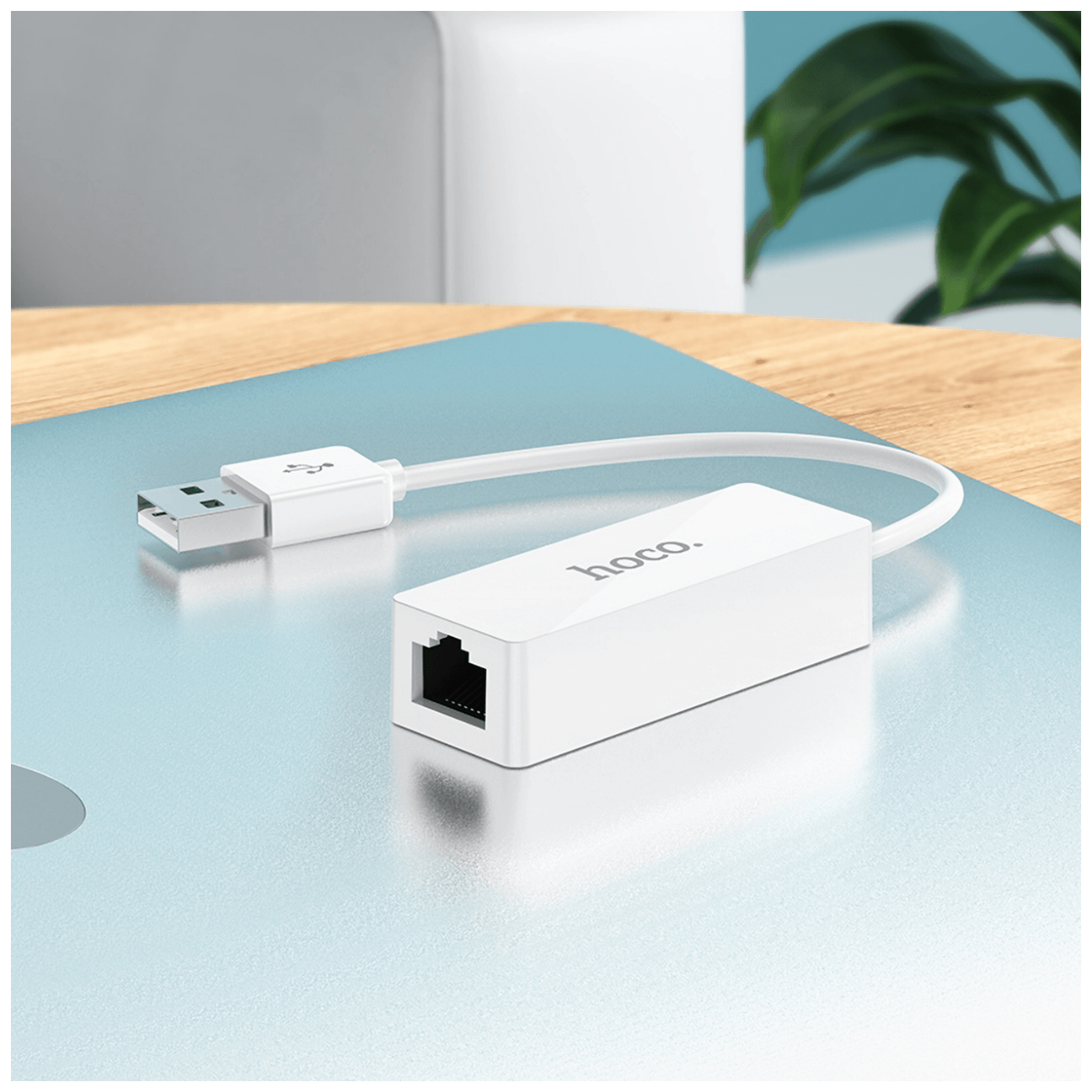 hoco. Adapter USB na LAN - UA22-4