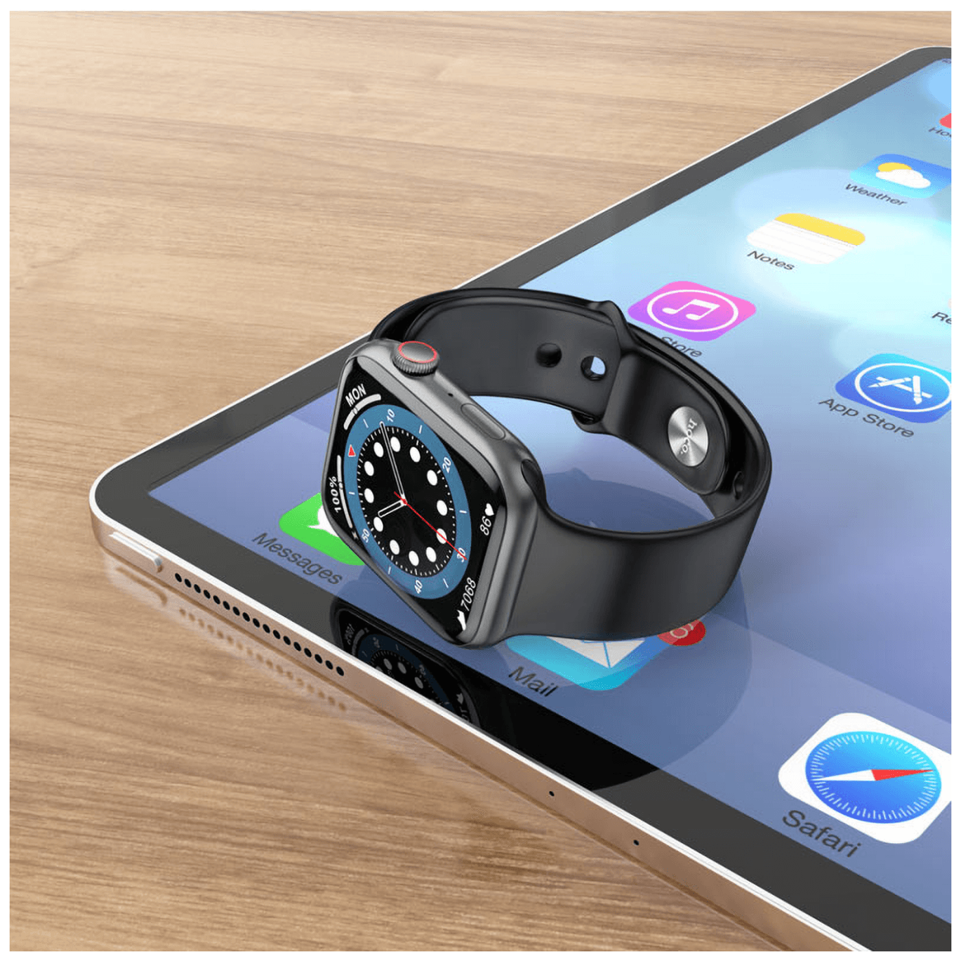Pametni sat HOCO Y1 Pro 42mm crni-5
