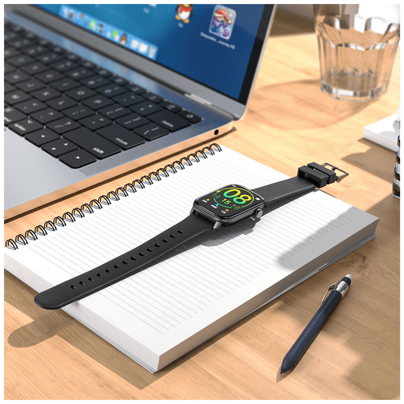 Pametni sat HOCO Y3 42mm crni-4