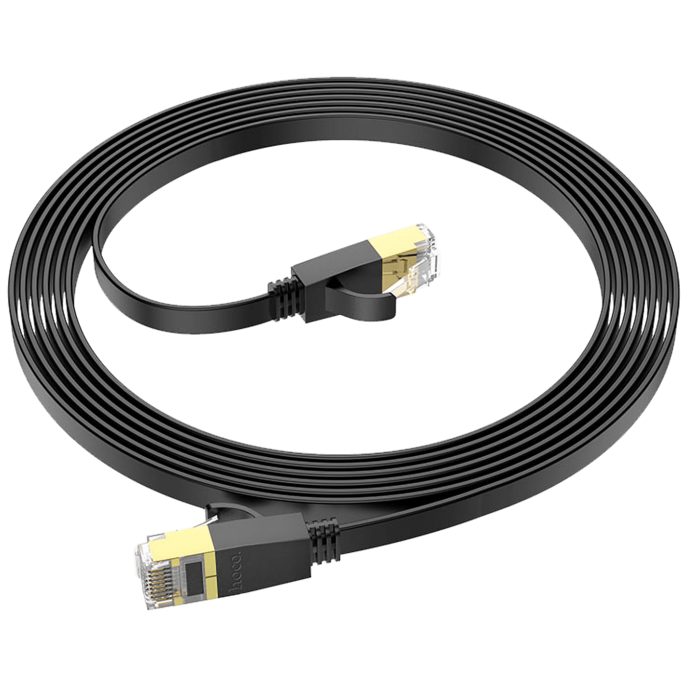 hoco. Mrežni kabl, CAT6, Gigabit Ethernet, flat, 3 met. crna - US07 General, 3 met.-2