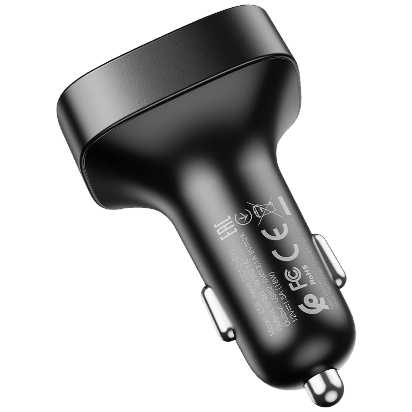 hoco. FM modulator, Bluetooth, 12/24V, 2 x USB, microSD, PD 18W - E59 Promise-3