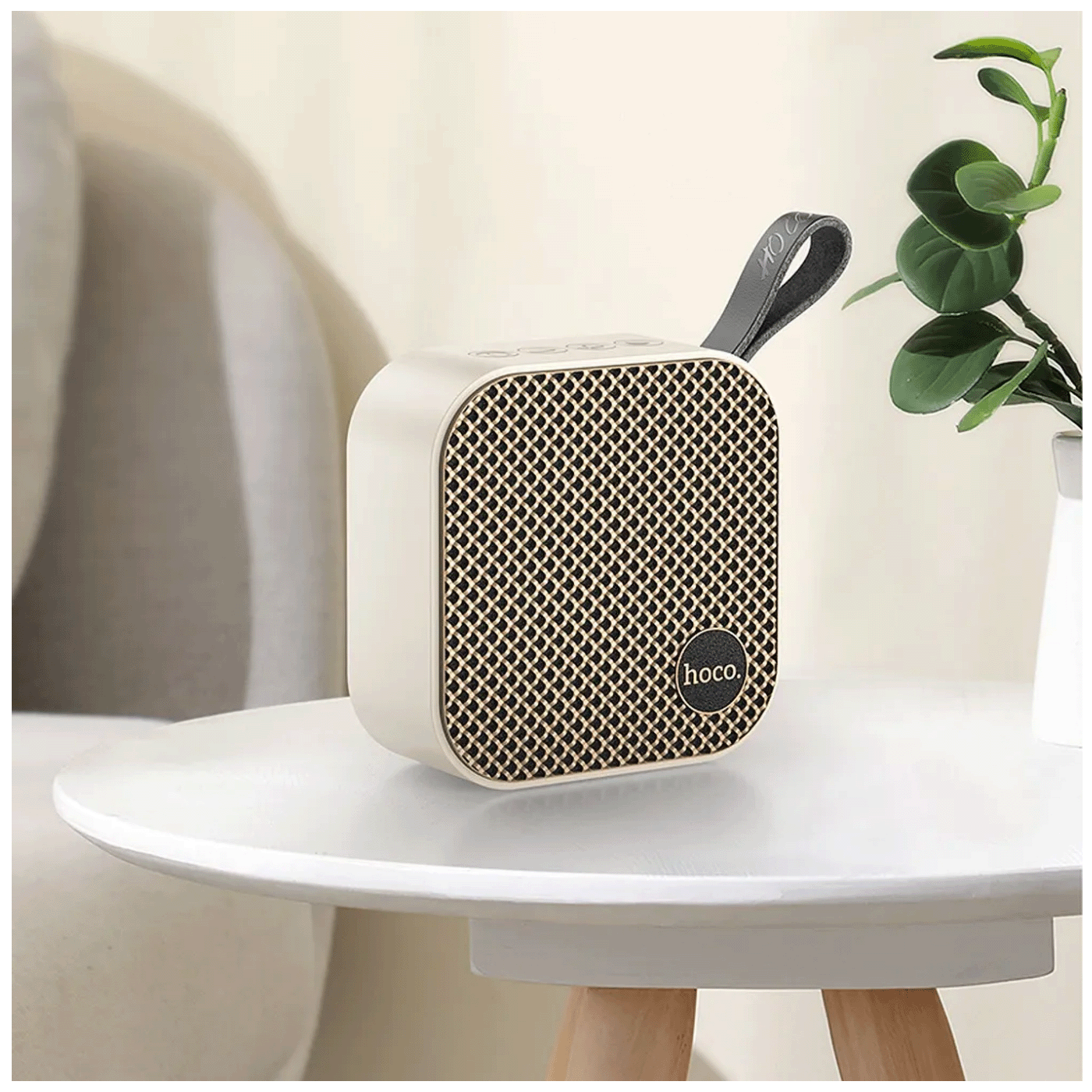 Bluetooth zvučnik HOCO HC22 BT, 1200 mAh, 5W bijeli-3