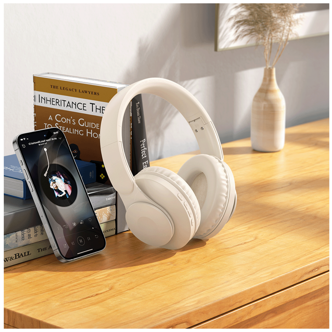 Slušalice HOCO W45 Enjoy bežične, Bluetooth bijela-3