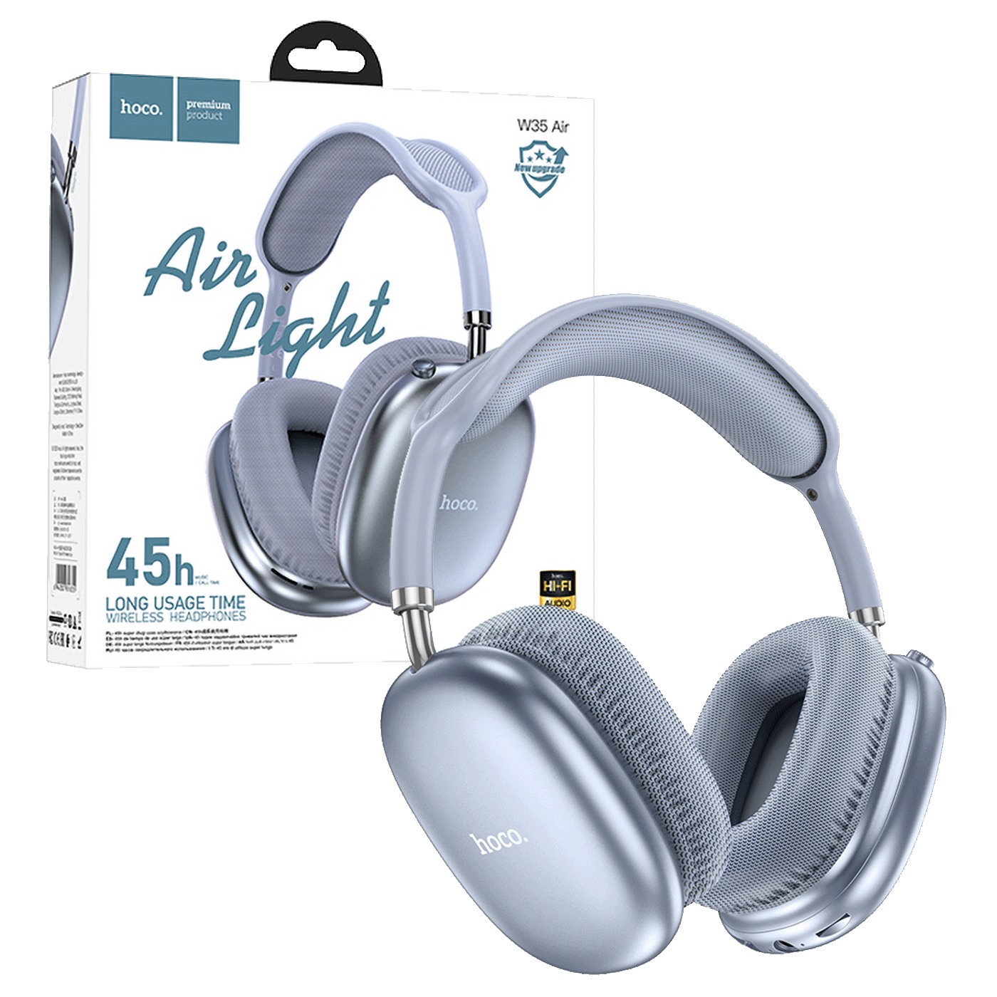 Slušalice HOCO W35 Air bežične sa mikrofonom, Bluetooth Triumph Blue