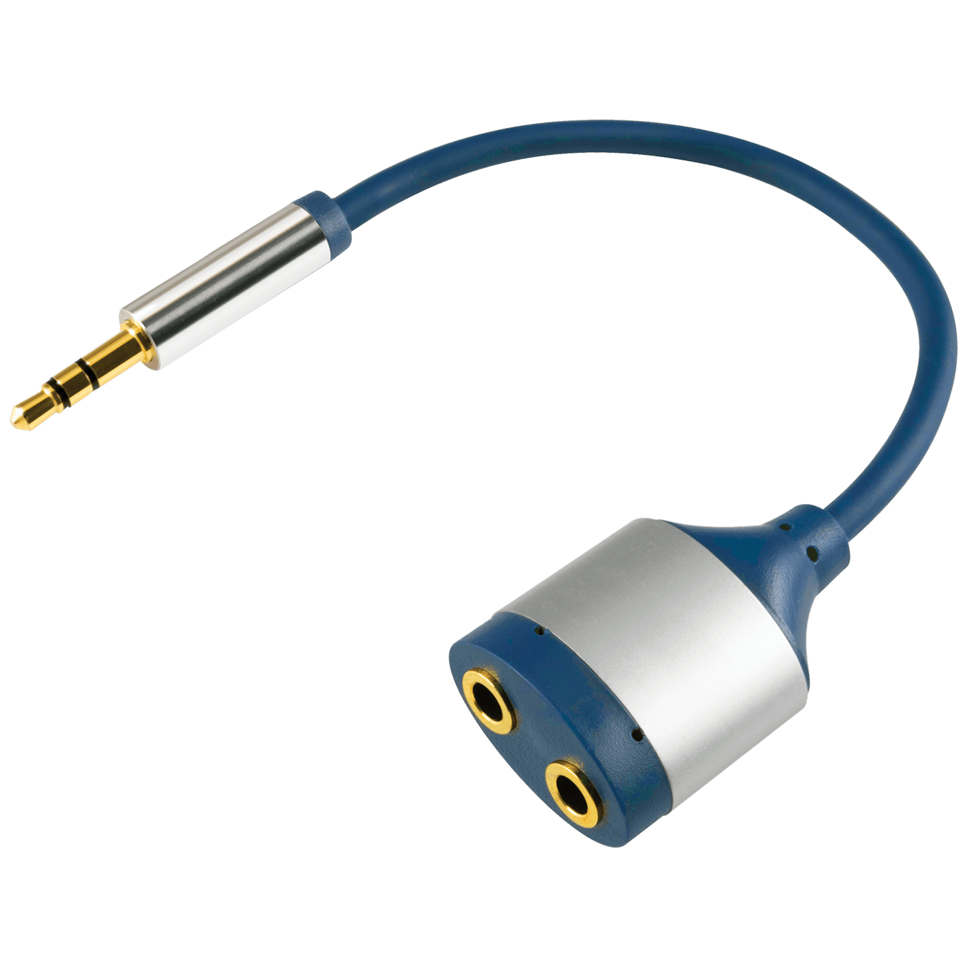 Kabel HOME Jack 3.5mm muški na Jack 3,5mm ženski x 2, dužina 15cm-0