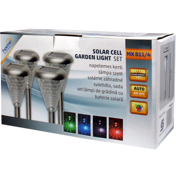 Solarna vrtna LED lampa HOME MX 811/4 set 4 komada-1