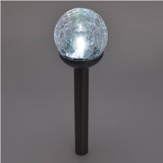 Solarna vrtna LED lampa HOME metal/staklo, 200 mAh - MX 812-2