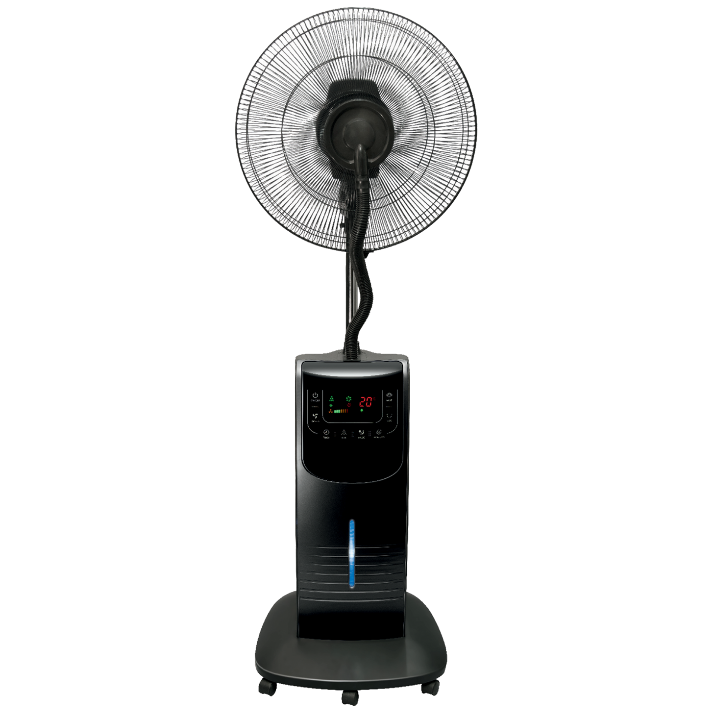 Ventilator HOME SFM 42/BK sa raspršivačem vode, daljinski upravljač, 90W-0