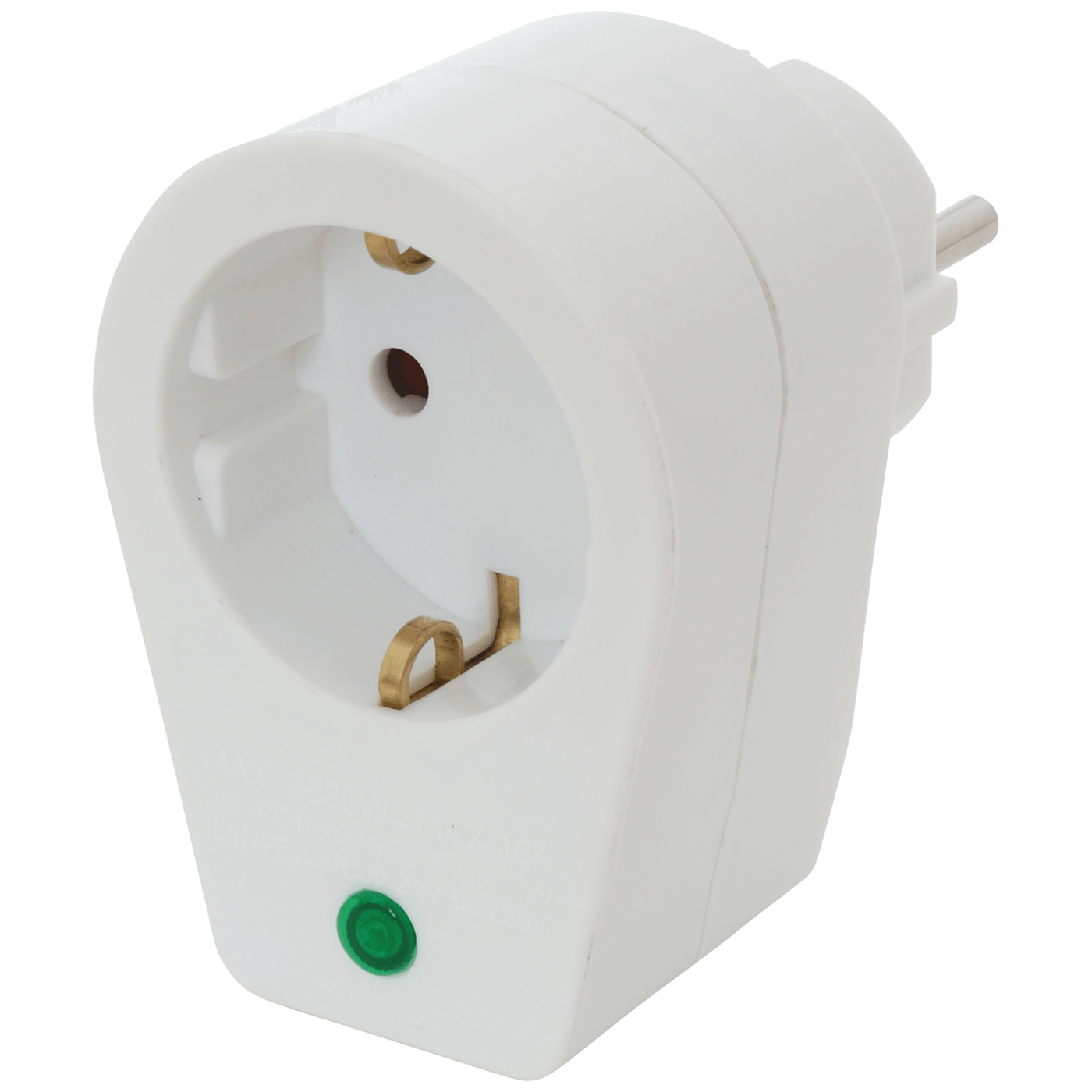 Utičnica HOME NVT 1/WH sa prenaponskom zaštitom (Max. 16A, 250V, 50Hz)