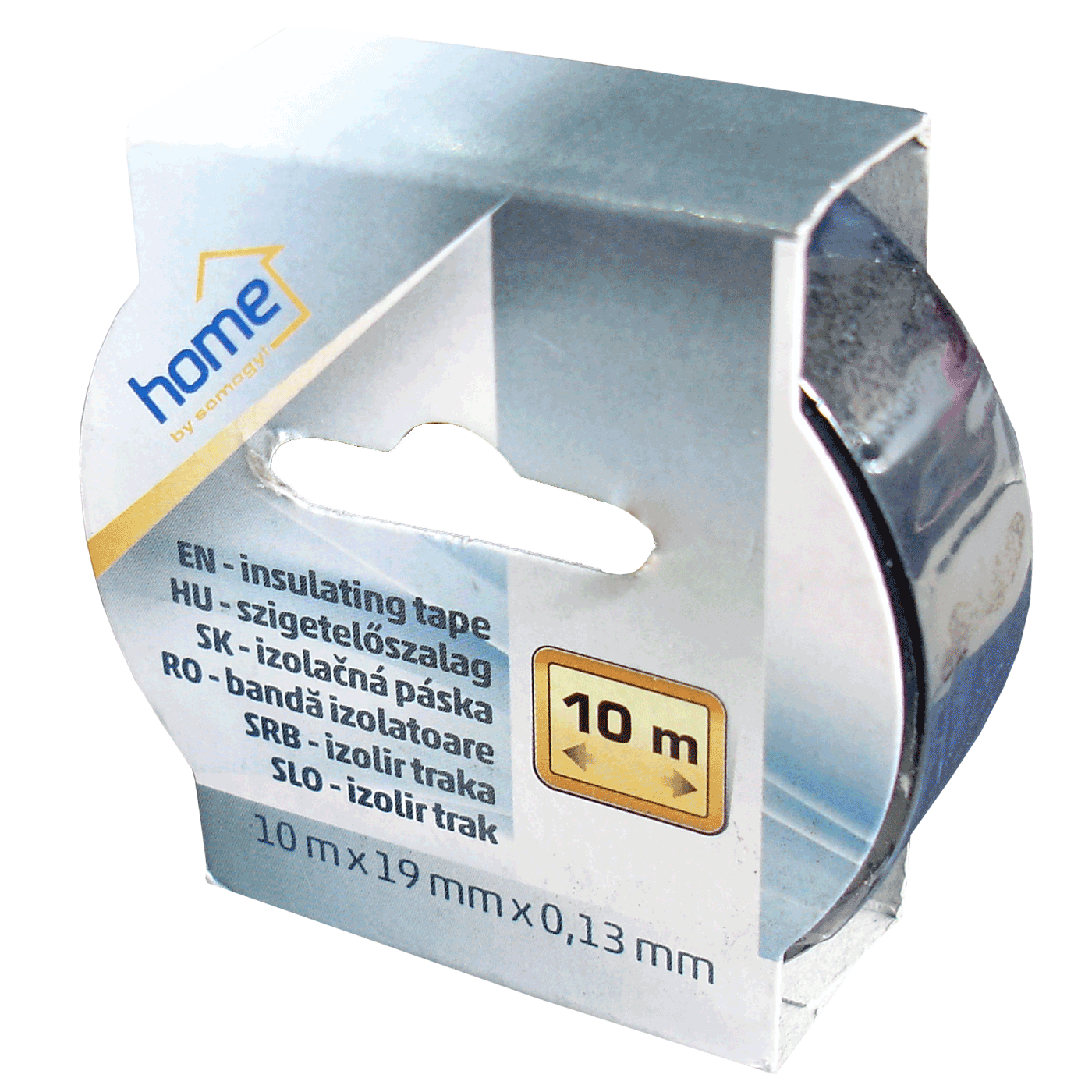 Izolir traka HOME SS 110 (19 mm x 10 m, crna)-1