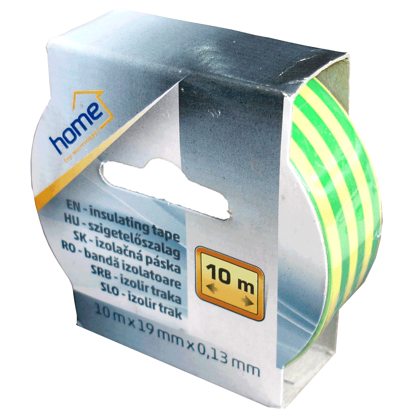 home Izolir traka, 10 met, zeleno / žuta - SS 910-1