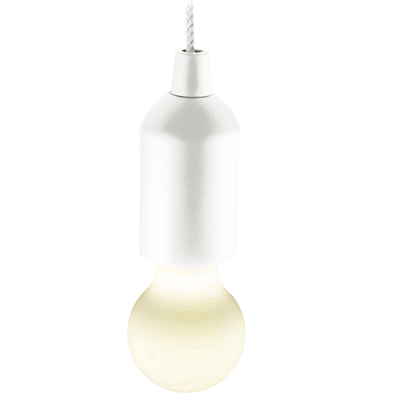 Lampa HOME PLZ 1/WH LED na baterije bijela-0