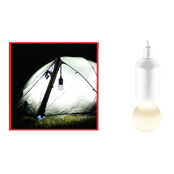 Lampa HOME PLZ 1/WH LED na baterije bijela-1