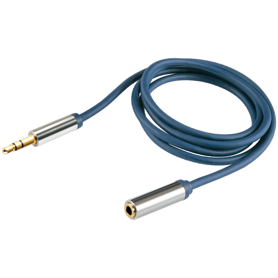 Kabel HOME RCA stereo 3.5mm muški na 3.5mm ženski, 2.5 metra, plava boja-0