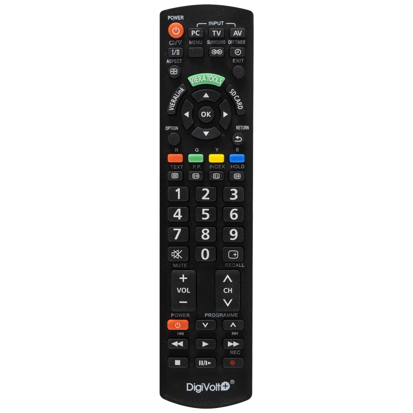 Zamjenski daljinski upravljač HOME URC P20 za Panasonic televizore-0