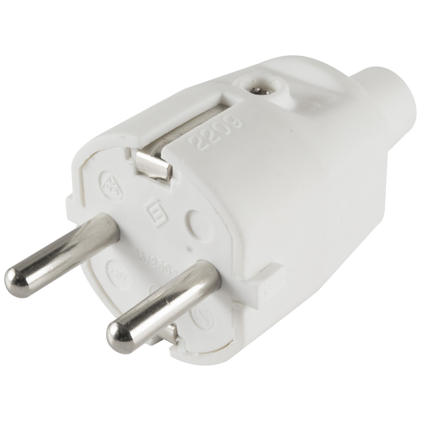 Utikač strujni HOME NED1/WH schuko - 250V 16A 3680W