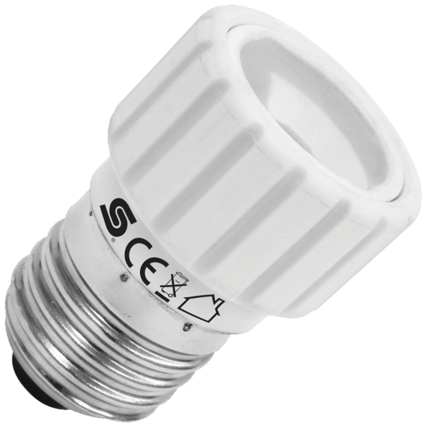 Adapter HOME E27 na GU10 - max 2A, dimenzija O34 x 54 mm