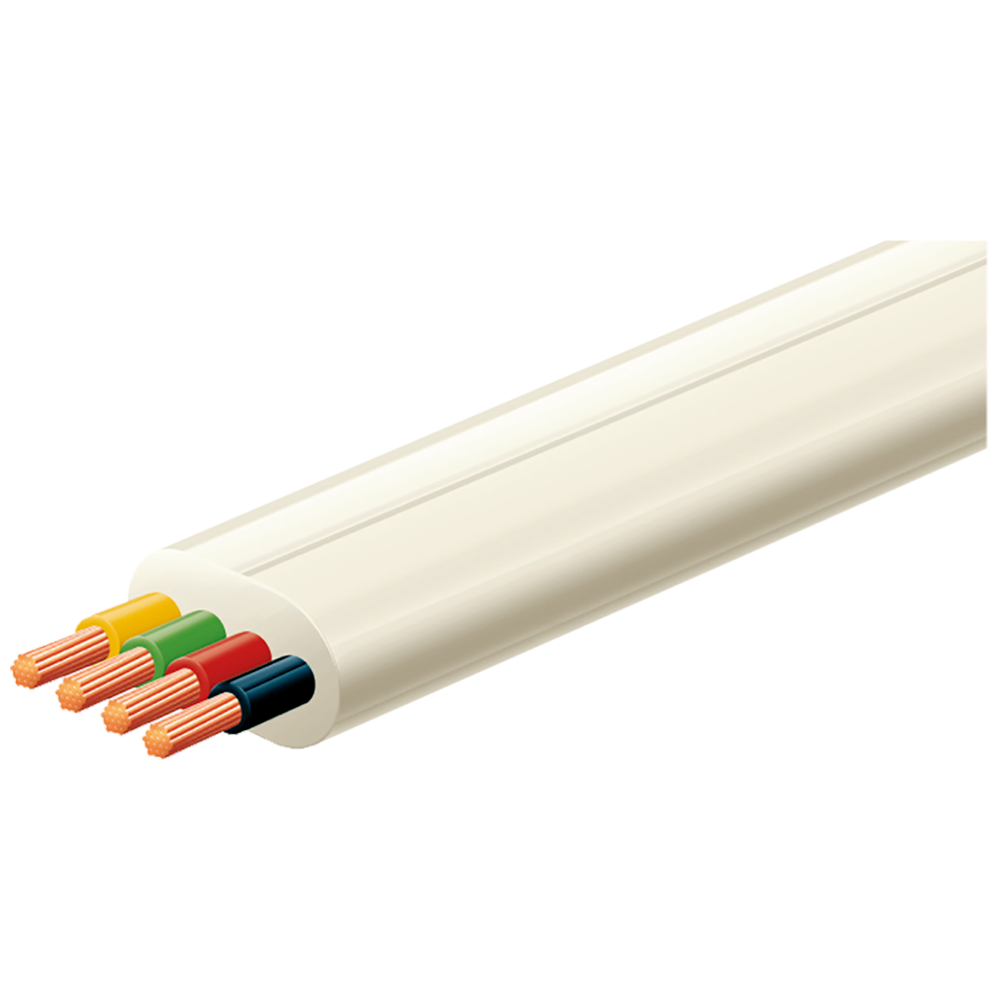 Telefonski kabel HOME TK 1/WH bakar 4/4 100 metara bijeli-0