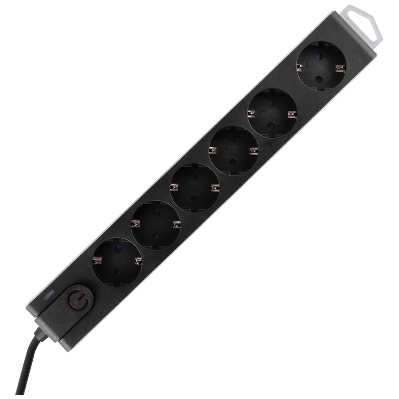Produžni kabel HOME NVT 6K/BK sa zaštitom, 6 utičnica, 1.5 met-0