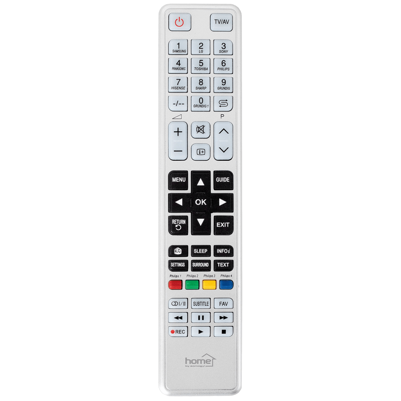 Univerzalni daljinski upravljač HOME URC ALL za 9 TV brandova