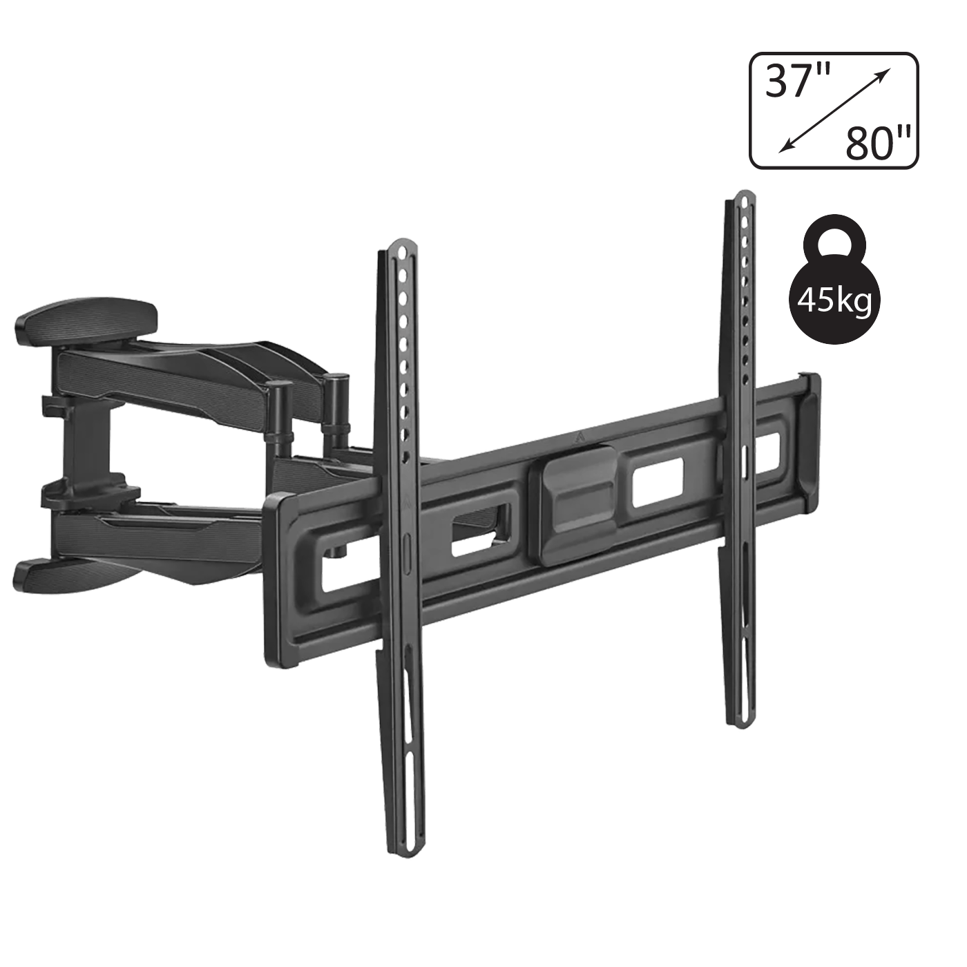 Nosač za TV zidni HOME LCDH 33 4D (37"- 80", do 45 kg, zakretni, nagibni)-0