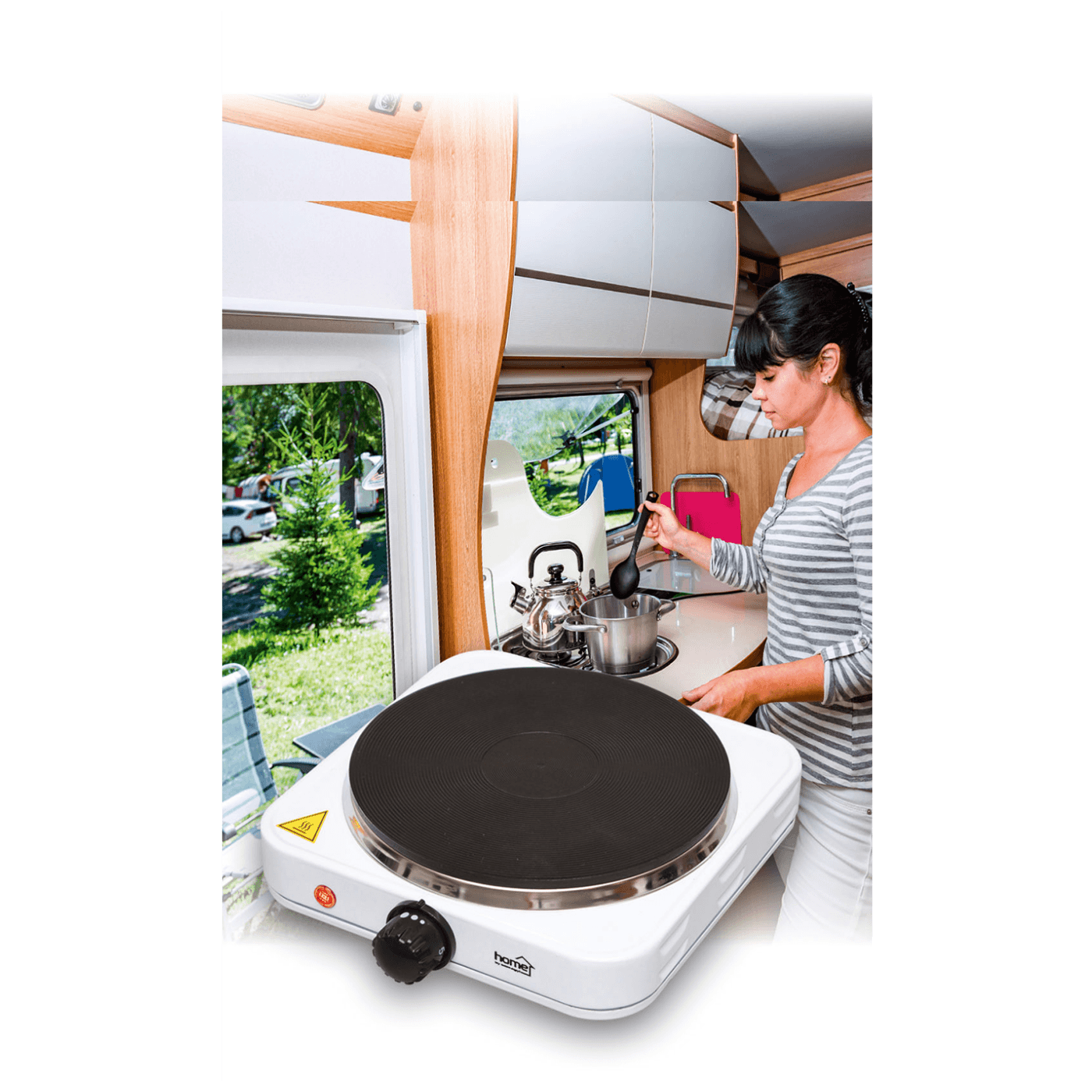 Električno kuhalo HOME HG R 01/WH 1 ploča 18 cm 1500 W bijela-3