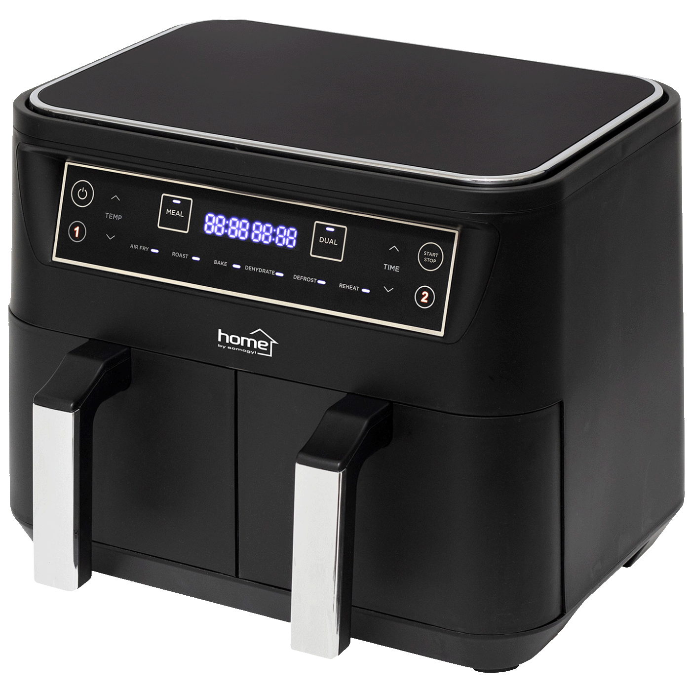 Friteza na vrući zrak HOME HG AF 24 2460W, 2 x 3.8 lit-0