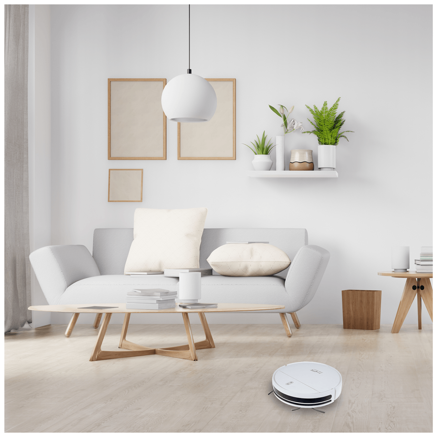Usisavač HOME RV500 Robot, Wifi, HEPA filter - Homerobot RV500 White-4