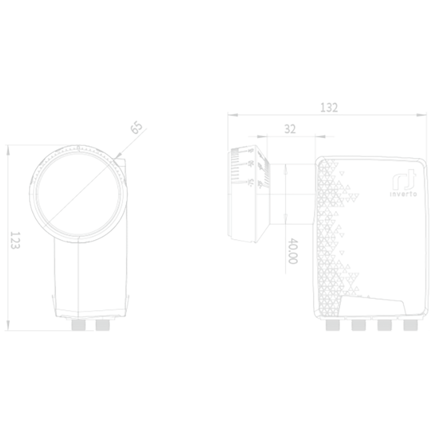 Inverto LNB Octo, sum 0.7 dB, vodonepropusan, 40 mm - IDLP-OCT410-PREMU-OPN-1