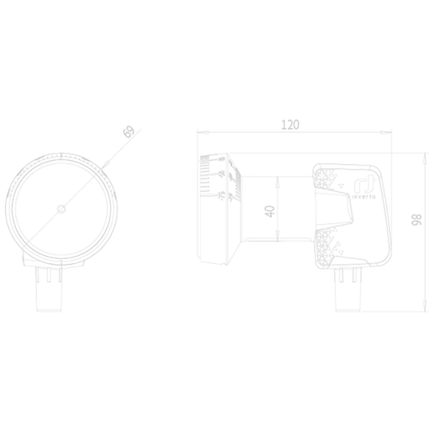 Satelitski konverter INVERTO LNB Single šum 0,3dB Home Pro DVB-S2 (HD - UHD)-1