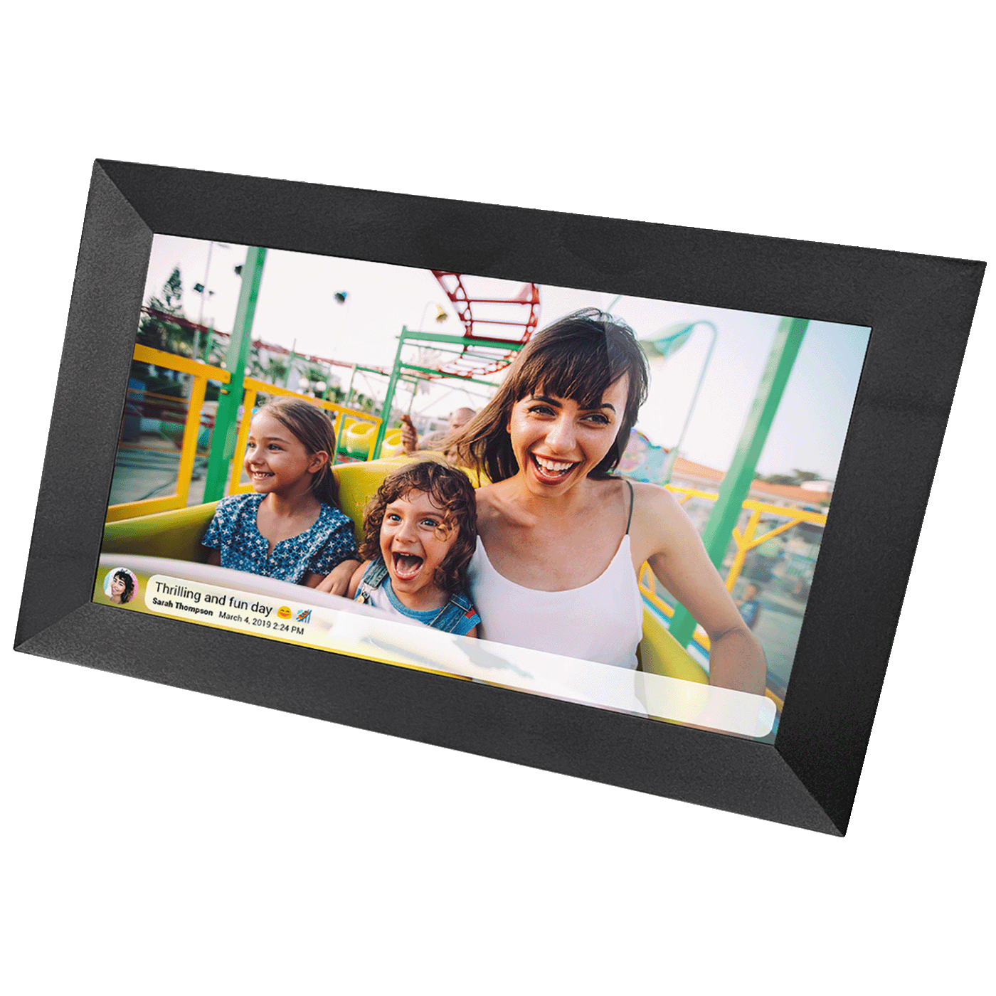IRRADIO Digitalni foto okvir 10", IPS touch panel, WiFi - DPF-IR10B-0
