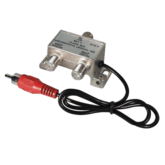 Preklopnik KONIG 0/12V, LNB-1X2RCA-0