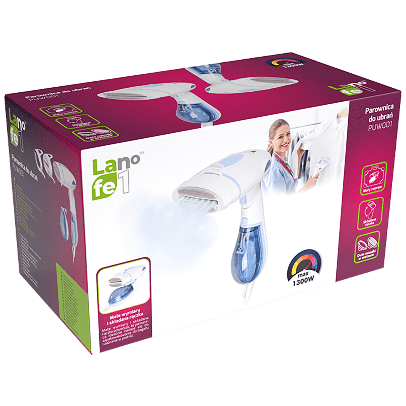 Ručni parni aparat za odjeću LAFE 1300 W - PUW001-1