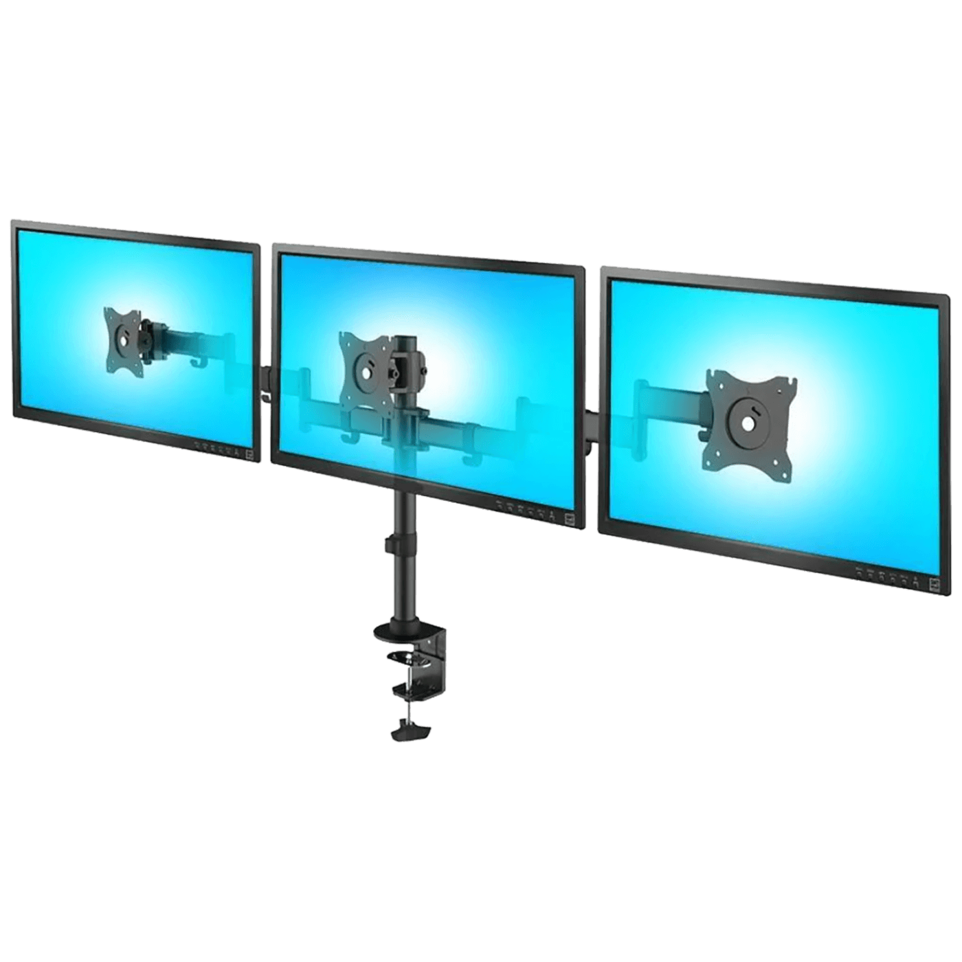 Maclean Stolni nosač za 3 LCD monitor, 13 "- 27" - MC-691-1