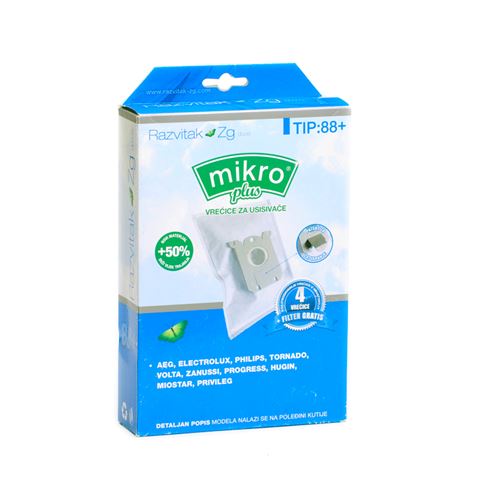 Mikro Vrećice za usisavače 4/1 Tip: 88+ - 088.4.088-1