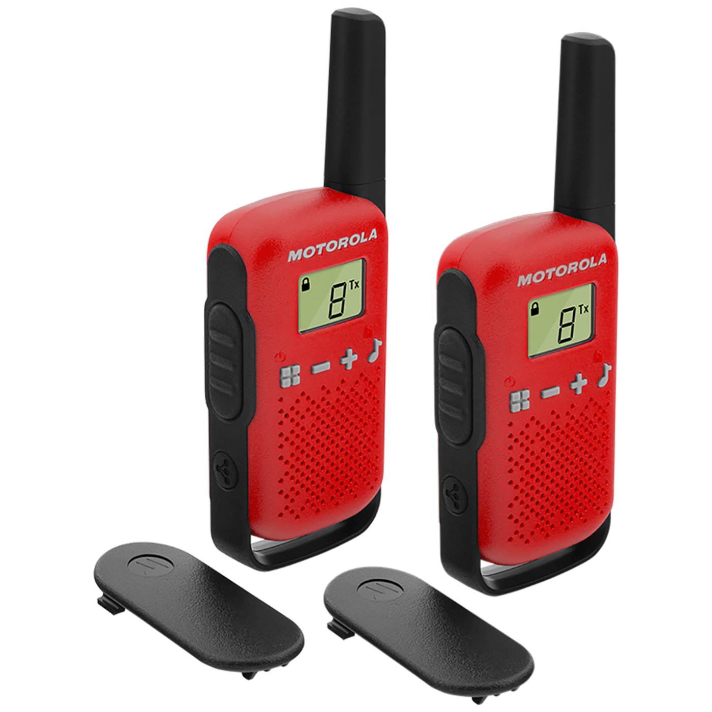 Motorola Walkie Talkie, domet 4 km, 16 kanala, crvena - TLKR T42 RD-0