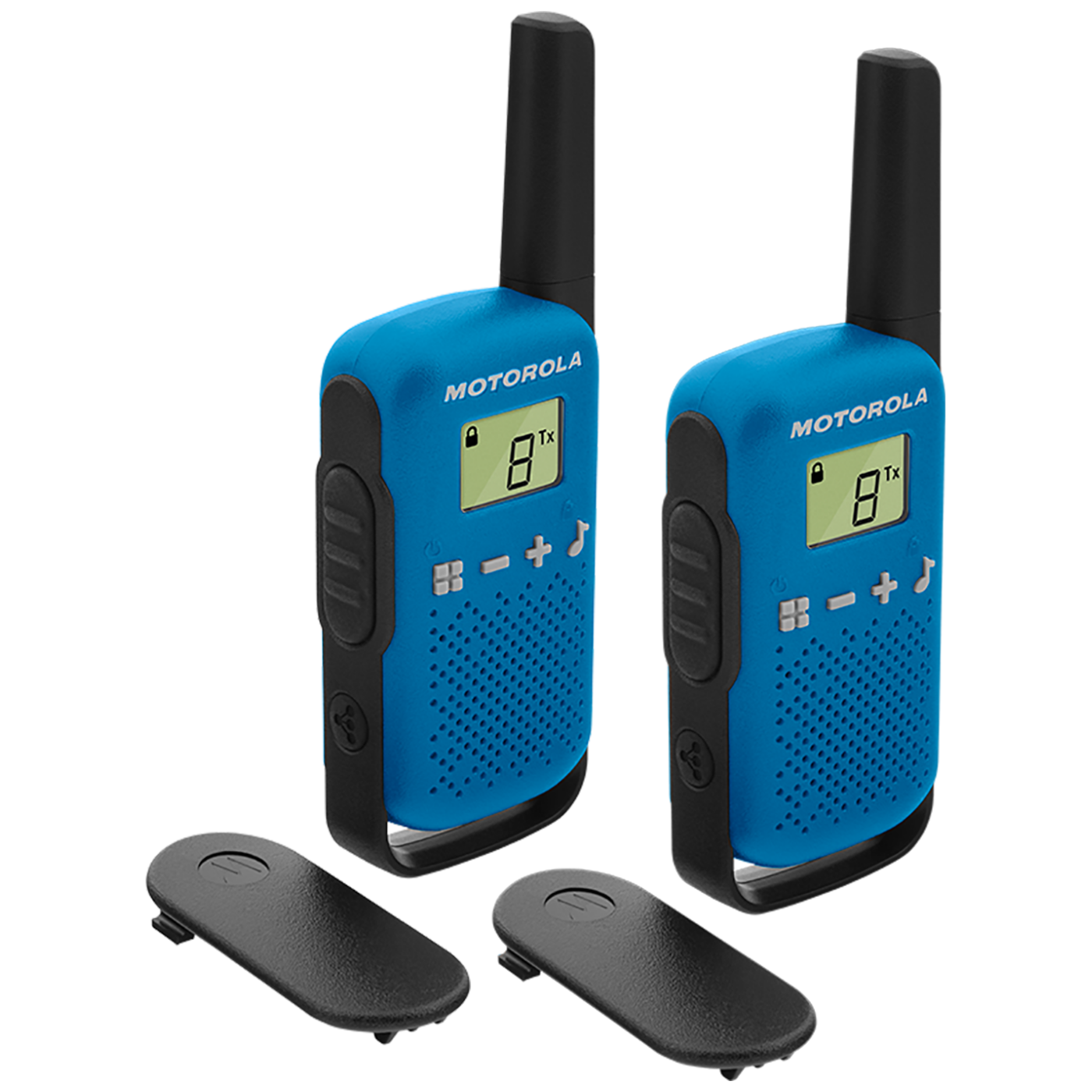 Walkie Talkie MOTOROLA domet 4 km/ 16 kanala/ plavi - TLKR T42 BL