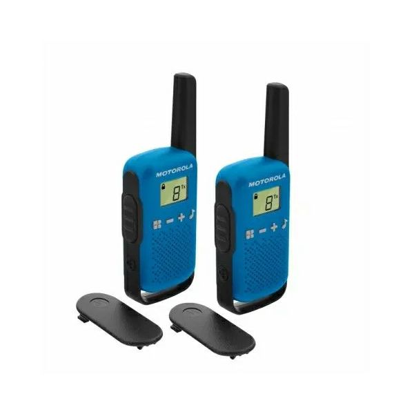 Walkie Talkie MOTOROLA domet 4 km/ 16 kanala/ plavi - TLKR T42 BL-2