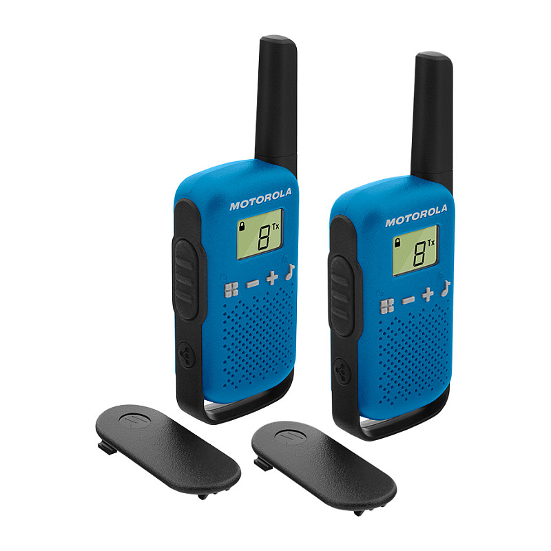 Walkie Talkie MOTOROLA domet 4 km/ 16 kanala/ plavi - TLKR T42 BL-3