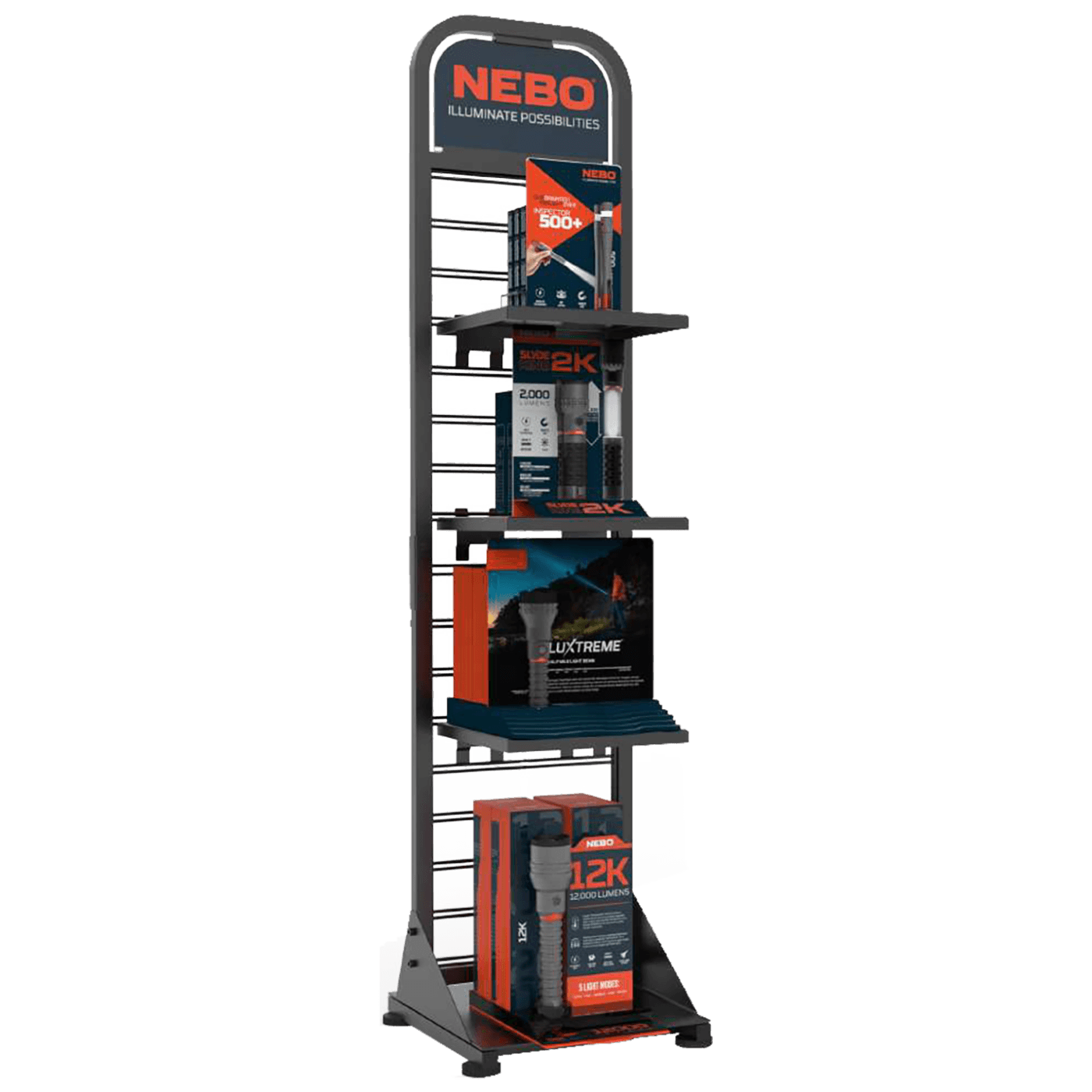 Stalak NEBO 300 x 1710 x 380 mm - FSDU2-0
