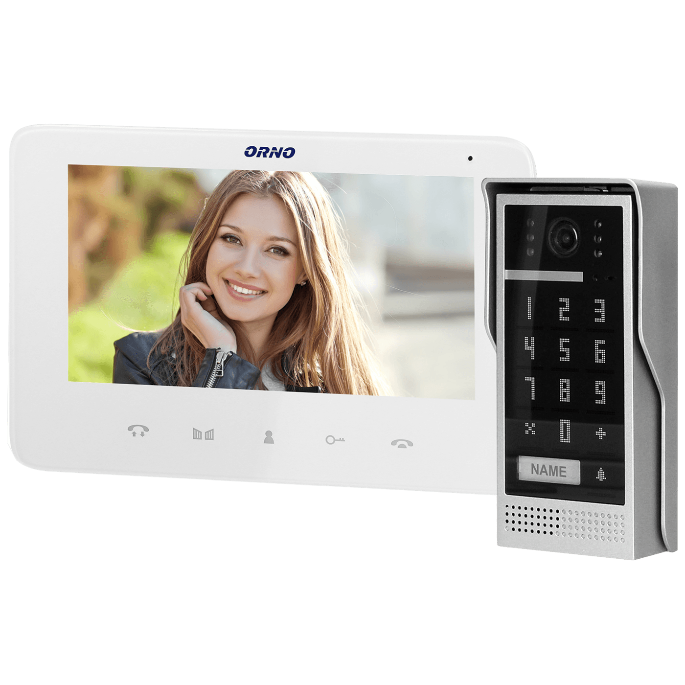 Video interfon ORNO Scuti OR-VID-VP-1073/W 7"