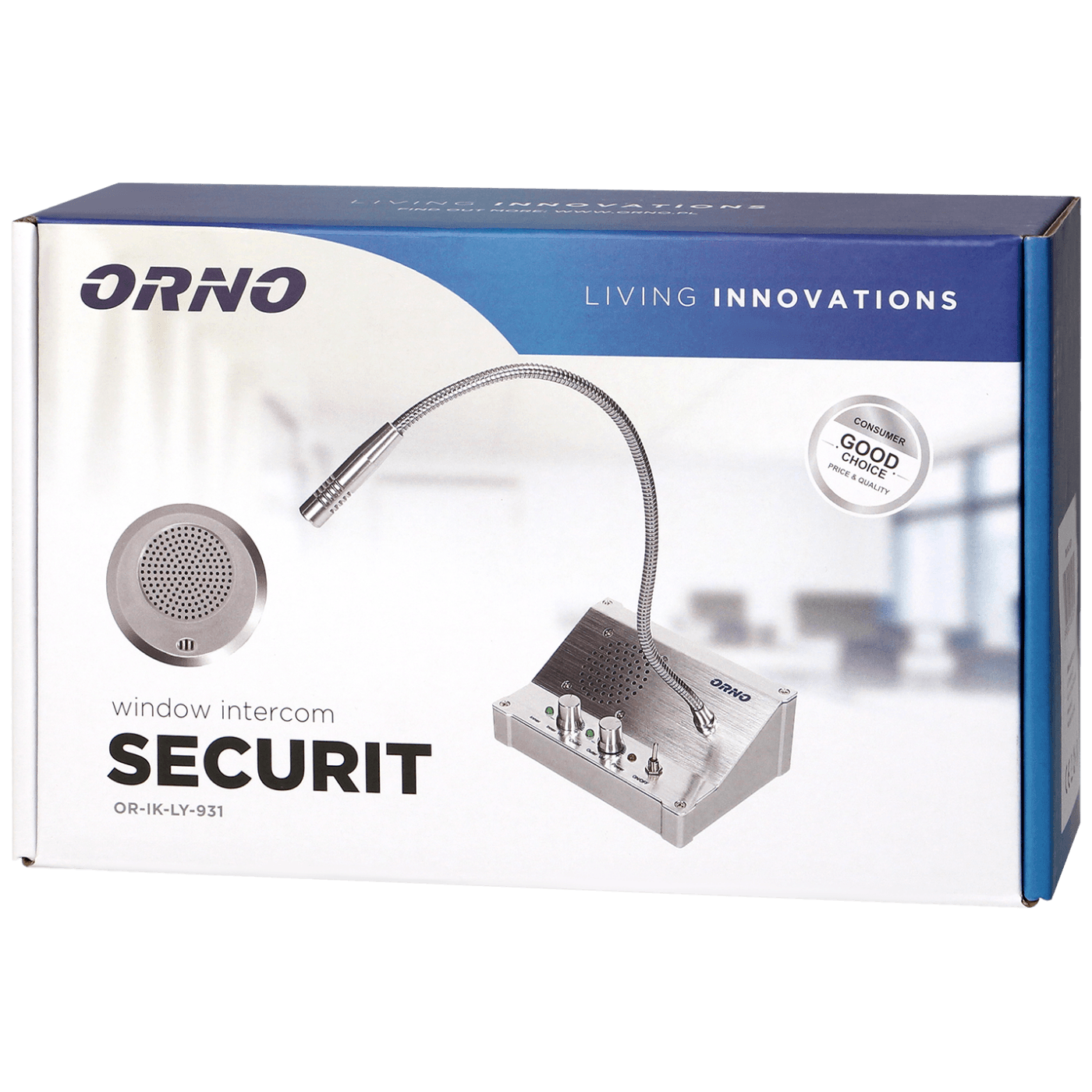 Orno Interkom, žični, dvosmjerna komunikacija, Securit - OR-IK-LY-931-1