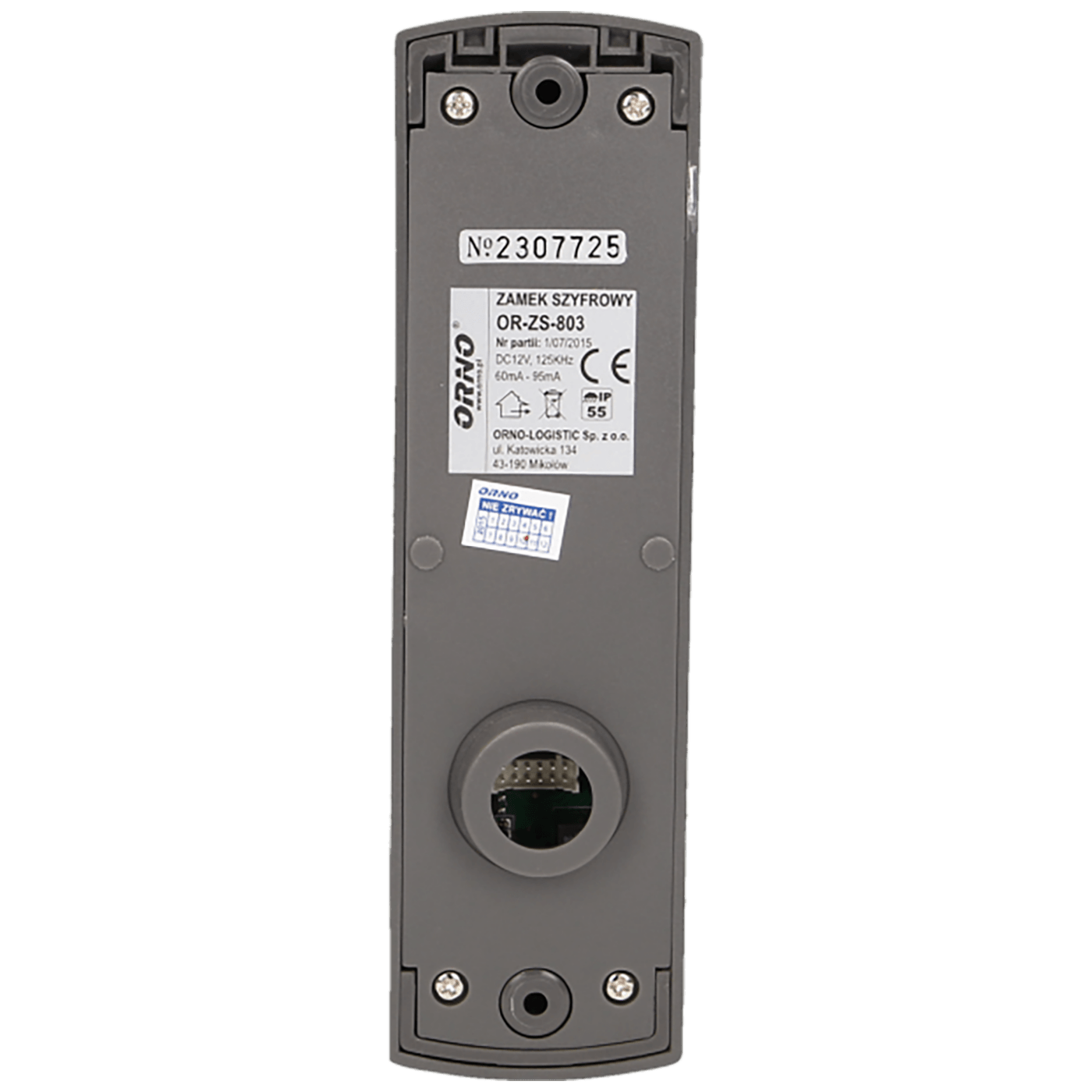 Orno Tipkovnica sa RFID karticom, Tag reader, IP55 - OR-ZS-803-3