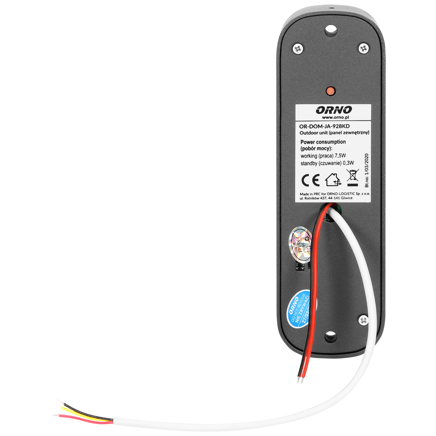 Orno Interfon, set, AVIOR bijela- OR-DOM-JA-928/W-5