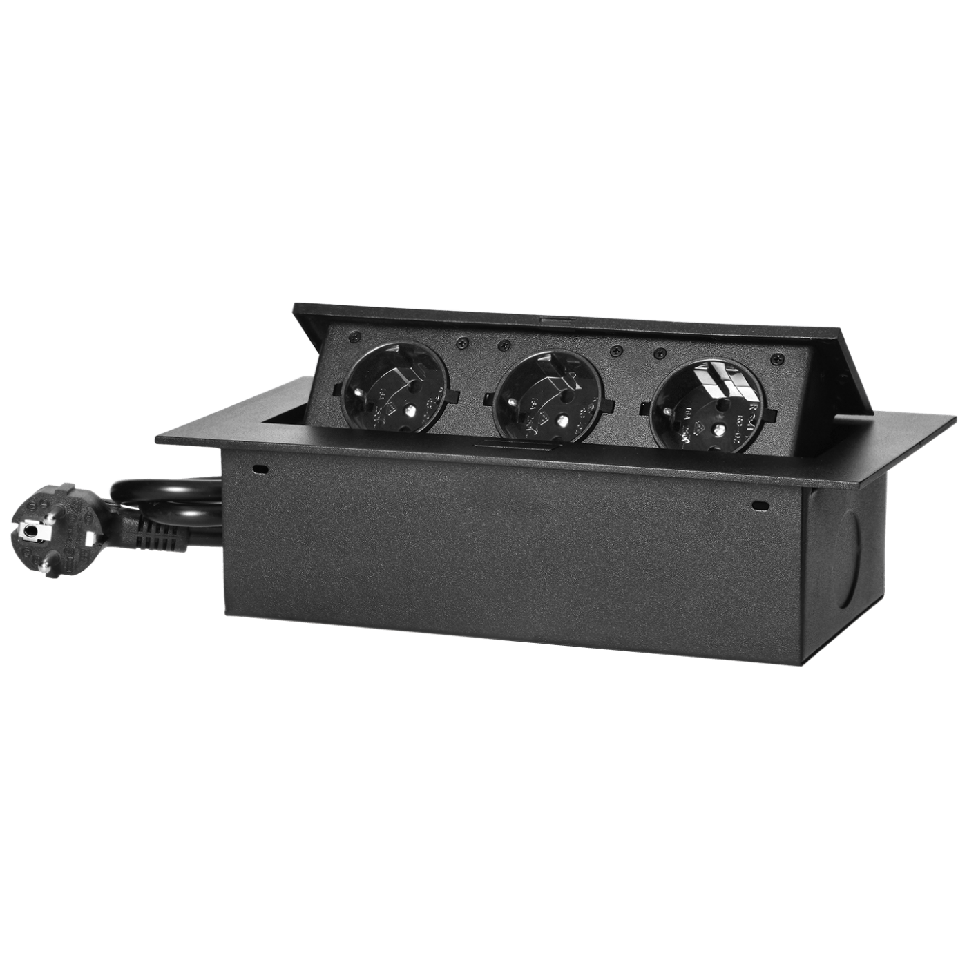 Orno Produžni kabel sa 3 x Schuko utičnice, ugradbena - OR-AE-1372(GS)/B-0