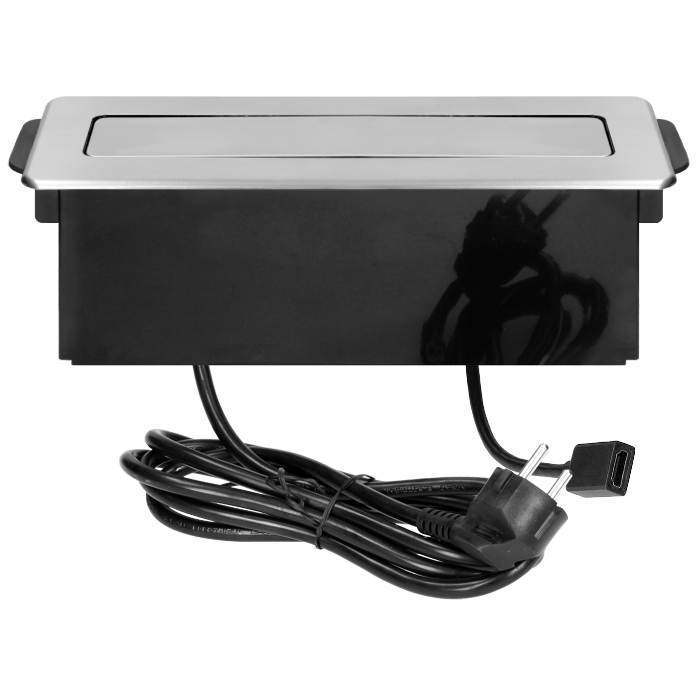 Orno Produžni kabel sa 2 x Schuko,2 x USB utičnice,HDMI,ugradbena - OR-GM-9016(GS)/B-G-4