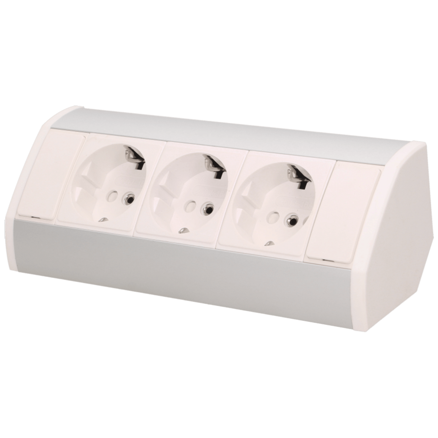 Orno Produžni kabel sa 3 x Schuko utičnice, ugradbena - OR-GM-9001/W-G(GS)-0