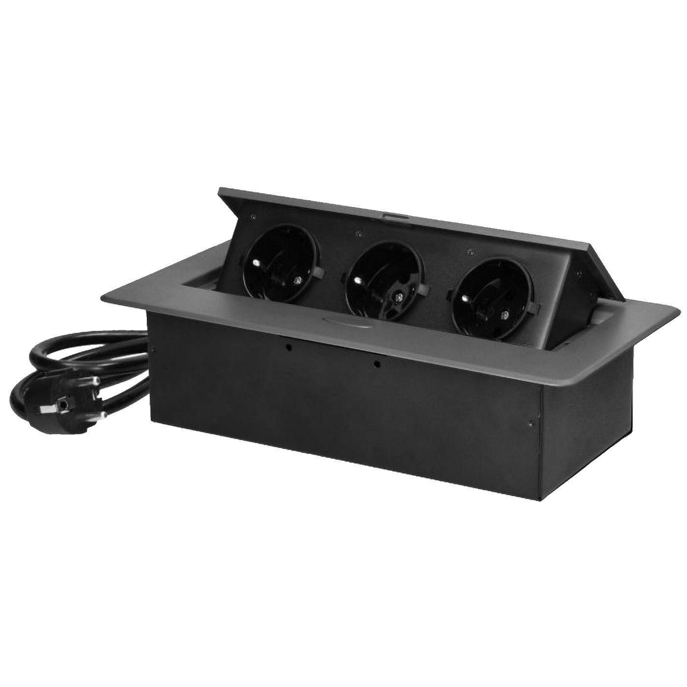 Orno Produžni kabel sa 3 x Schuko utičnice, ugradbena - OR-GM-9033(GS)/GR-0