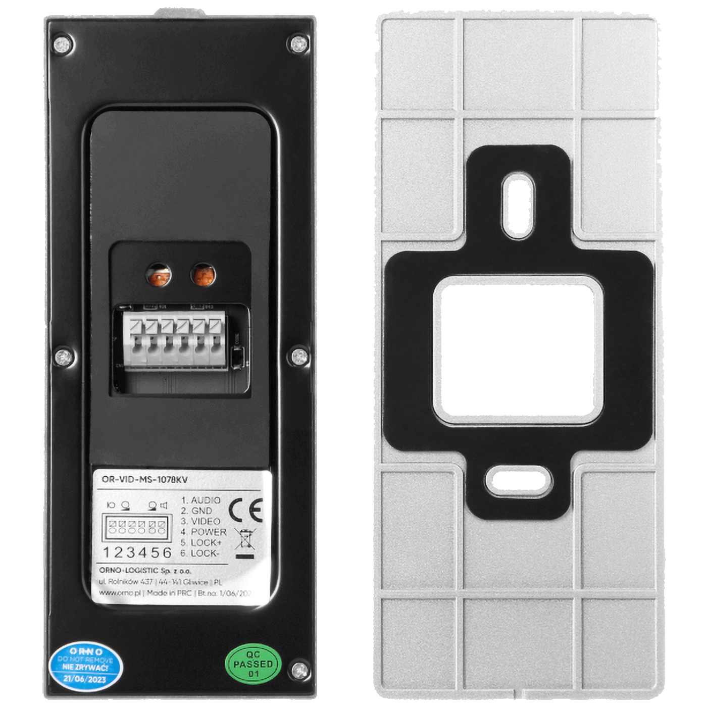 Orno Video interfon 7", set, Full HD, WiFI, IP65, Talos - OR-VID-MS-1078-4